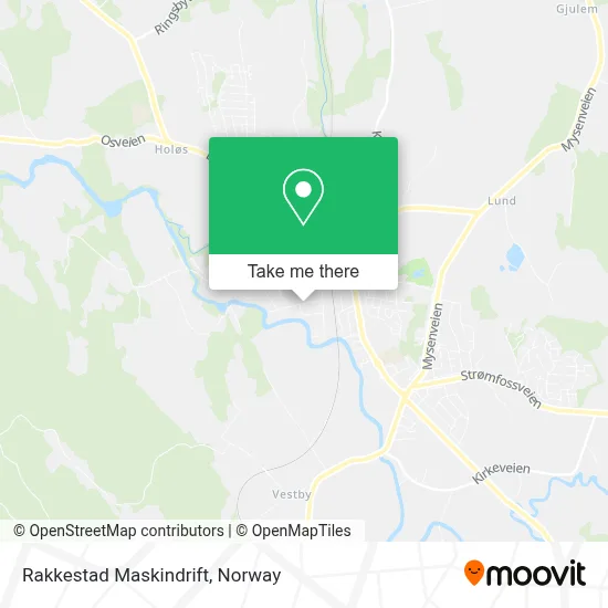 Rakkestad Maskindrift map