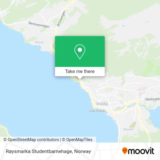 Røysmarka Studentbarnehage map
