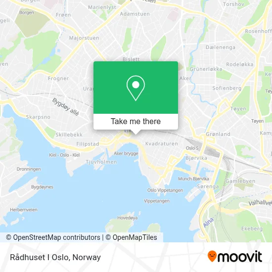 Rådhuset I Oslo map