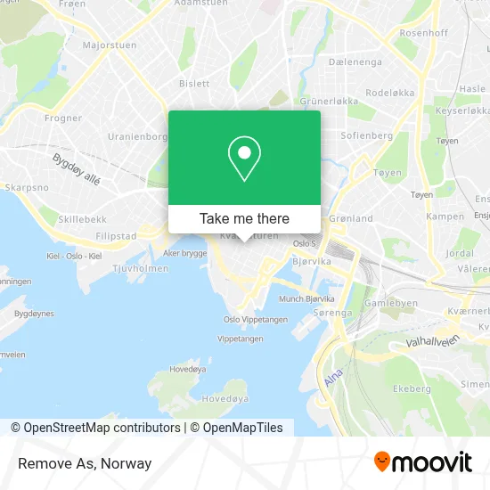 Remove As map