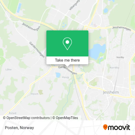 Posten map