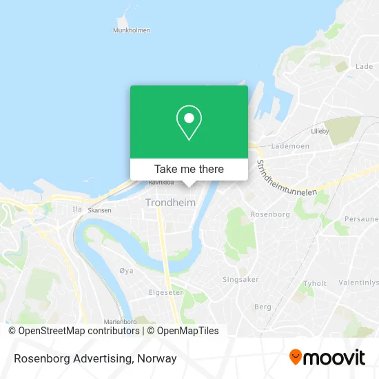 Rosenborg Advertising map