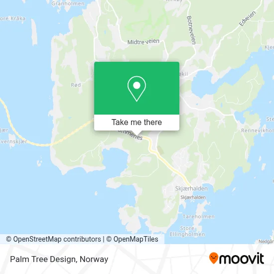 Palm Tree Design map