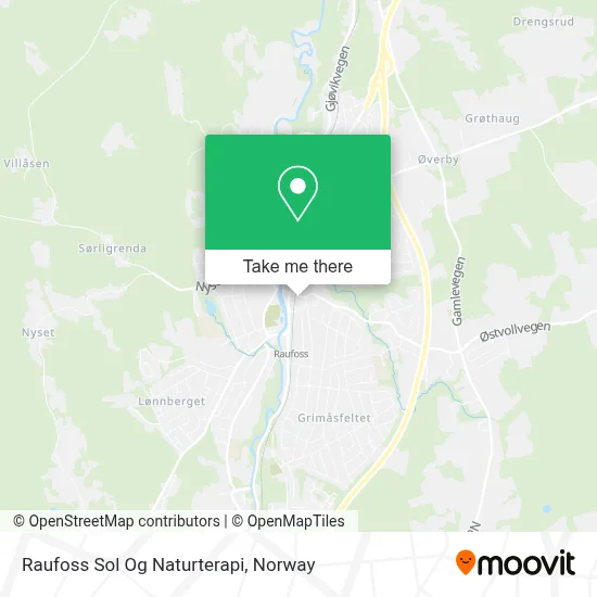 Raufoss Sol Og Naturterapi map