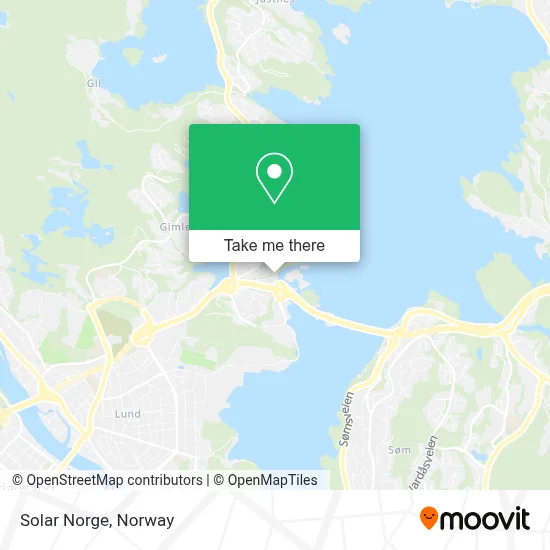 Solar Norge map