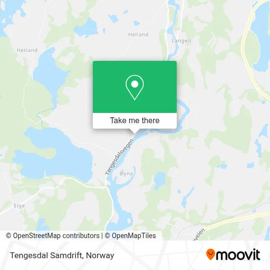 Tengesdal Samdrift map