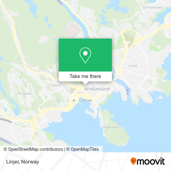 Linjer map