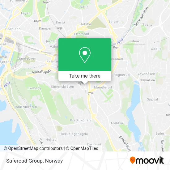 Saferoad Group map