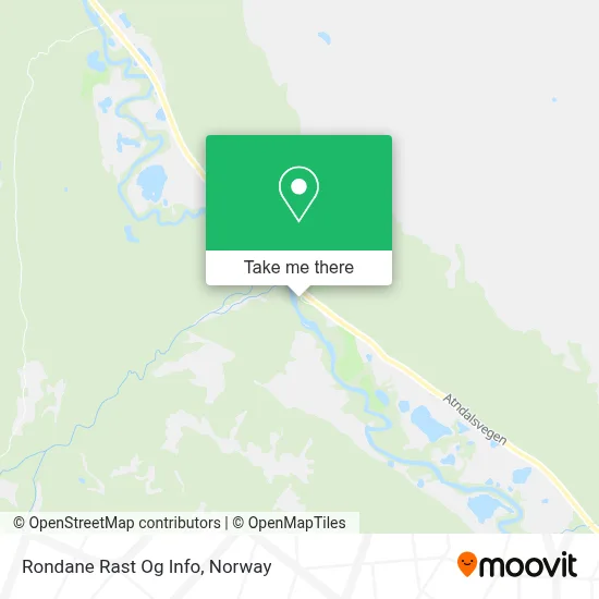Rondane Rast Og Info map