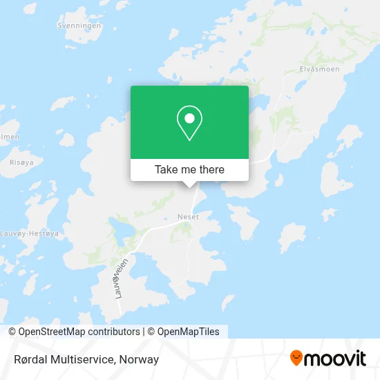 Rørdal Multiservice map