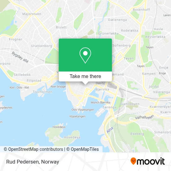 Rud Pedersen map