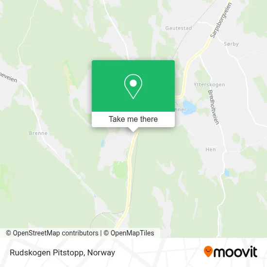 Rudskogen Pitstopp map