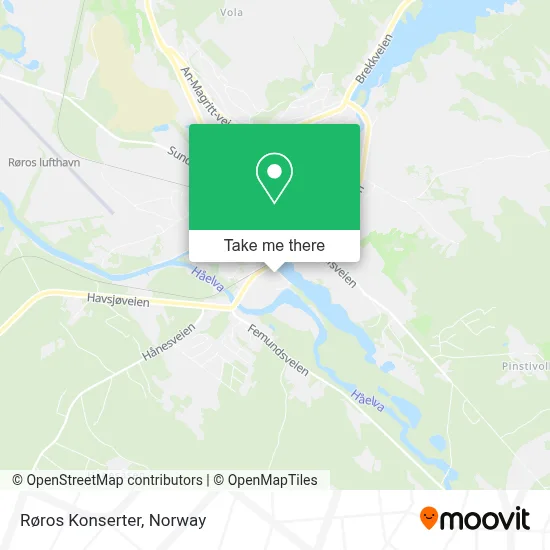 Røros Konserter map