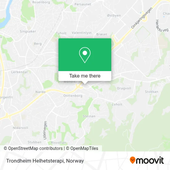Trondheim Helhetsterapi map