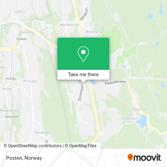 Posten map