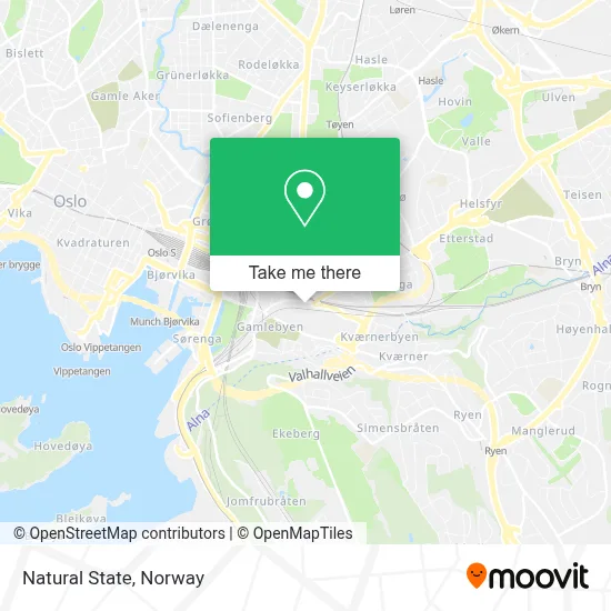 Natural State map