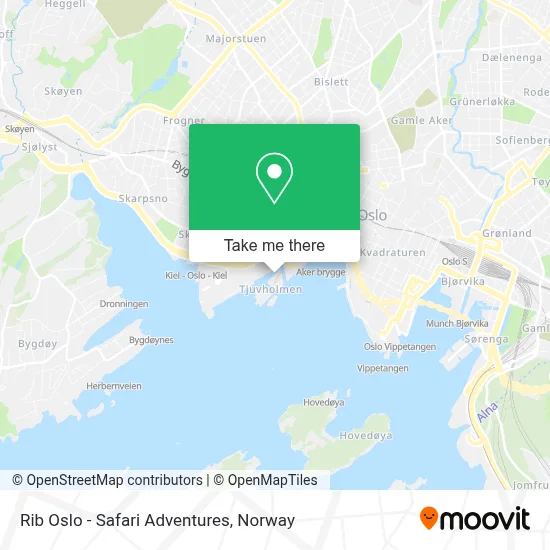 Rib Oslo - Safari Adventures map