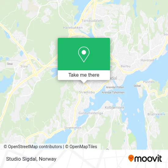 Studio Sigdal map