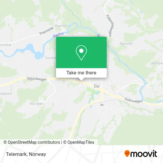 Telemark map