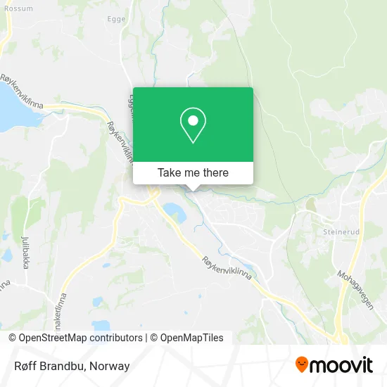 Røff Brandbu map