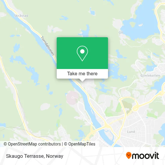 Skaugo Terrasse map