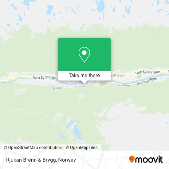 Rjukan Brenn & Brygg map