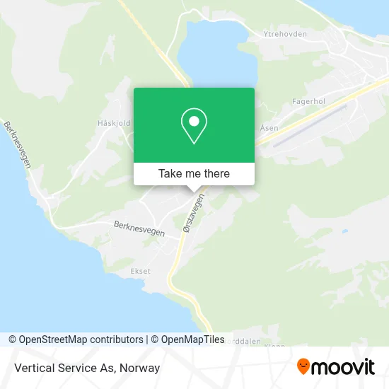 Vertical Service As map