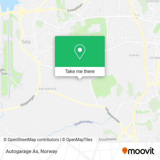 Autogarage As map