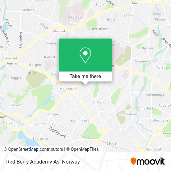 Red Berry Academy As map
