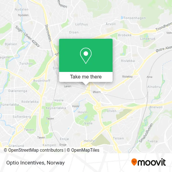 Optio Incentives map