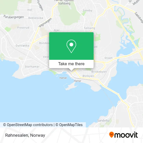 Røhnesalen map