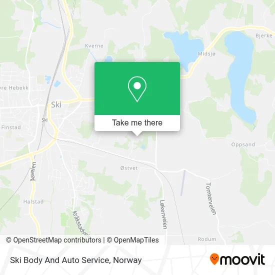 Ski Body And Auto Service map