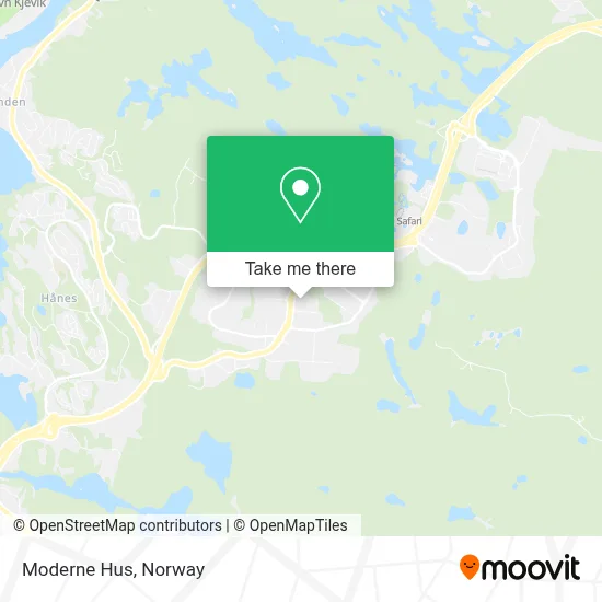 Moderne Hus map