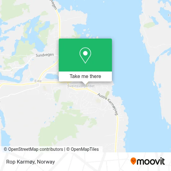 Rop Karmøy map