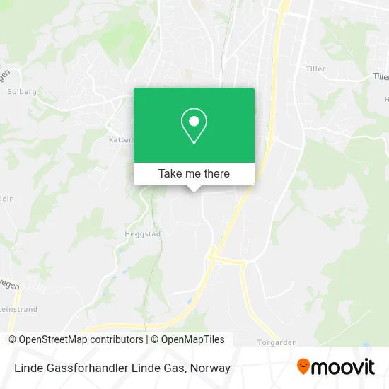Linde Gassforhandler Linde Gas map