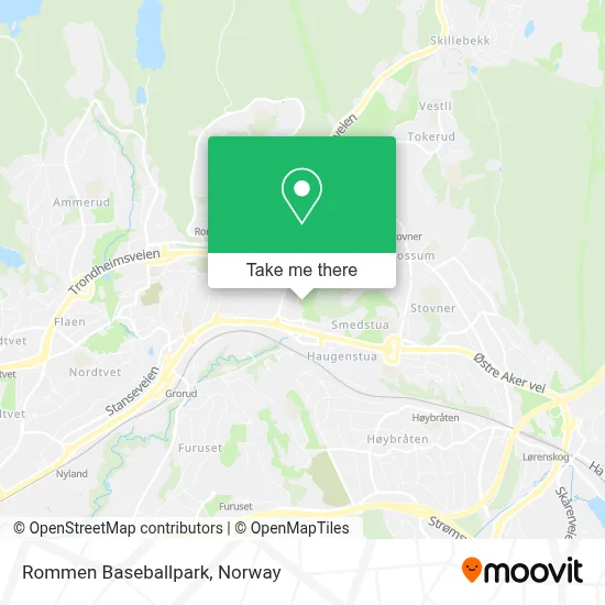 Rommen Baseballpark map
