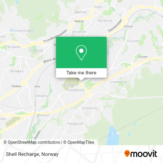 Shell Recharge map