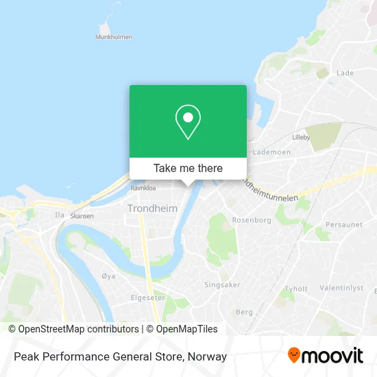 Peak Performance General Store map