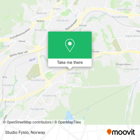 Studio Fysio map