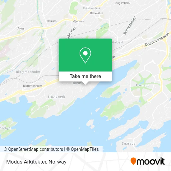 Modus Arkitekter map
