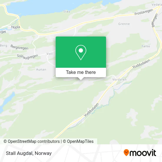 Stall Augdal map