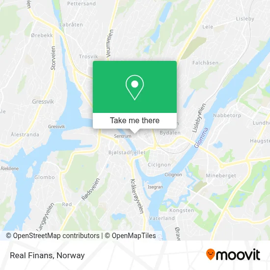 Real Finans map