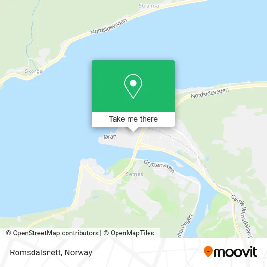 Romsdalsnett map