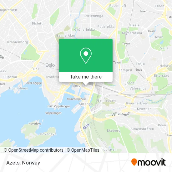 Azets map
