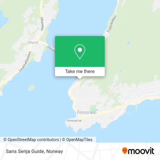 Sans Senja Guide map