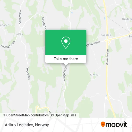 Aditro Logistics map