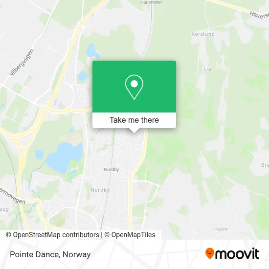 Pointe Dance map