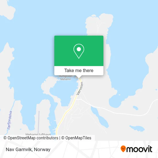 Nav Gamvik map