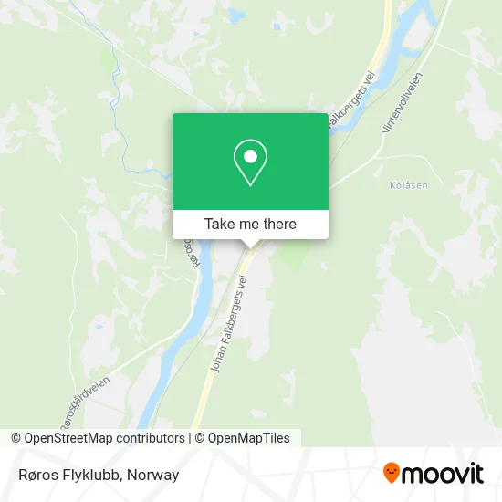 Røros Flyklubb map