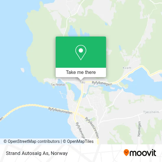 Strand Autosalg As map